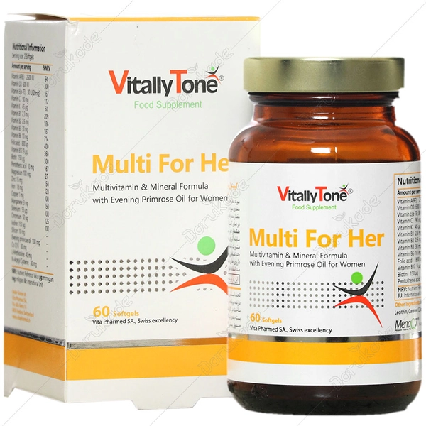 کپسول مولتی ویتال فور هر 50+ 