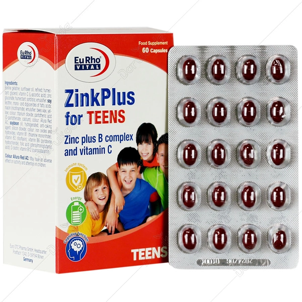 کپسول زینک پلاس فور تینز 